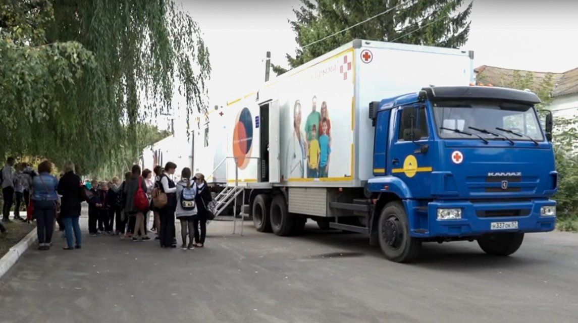В посёлки Орловской области едет "поликлиника на колёсах"