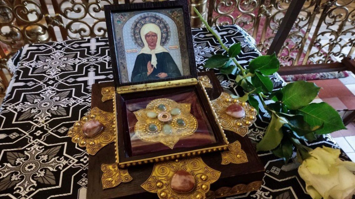 В Ливны доставили мощи святой блаженной Матроны Московской