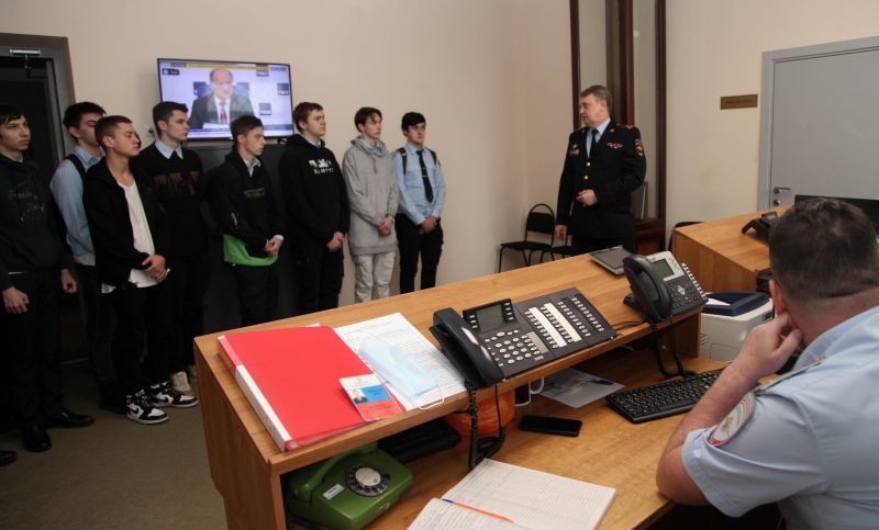В дежурной части орловской полиции