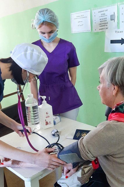 В Орловской области в поликлинике дежурят студенты