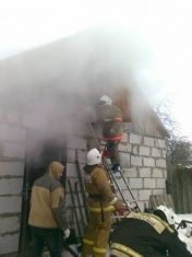 В Малоархангельском районе сгорела баня