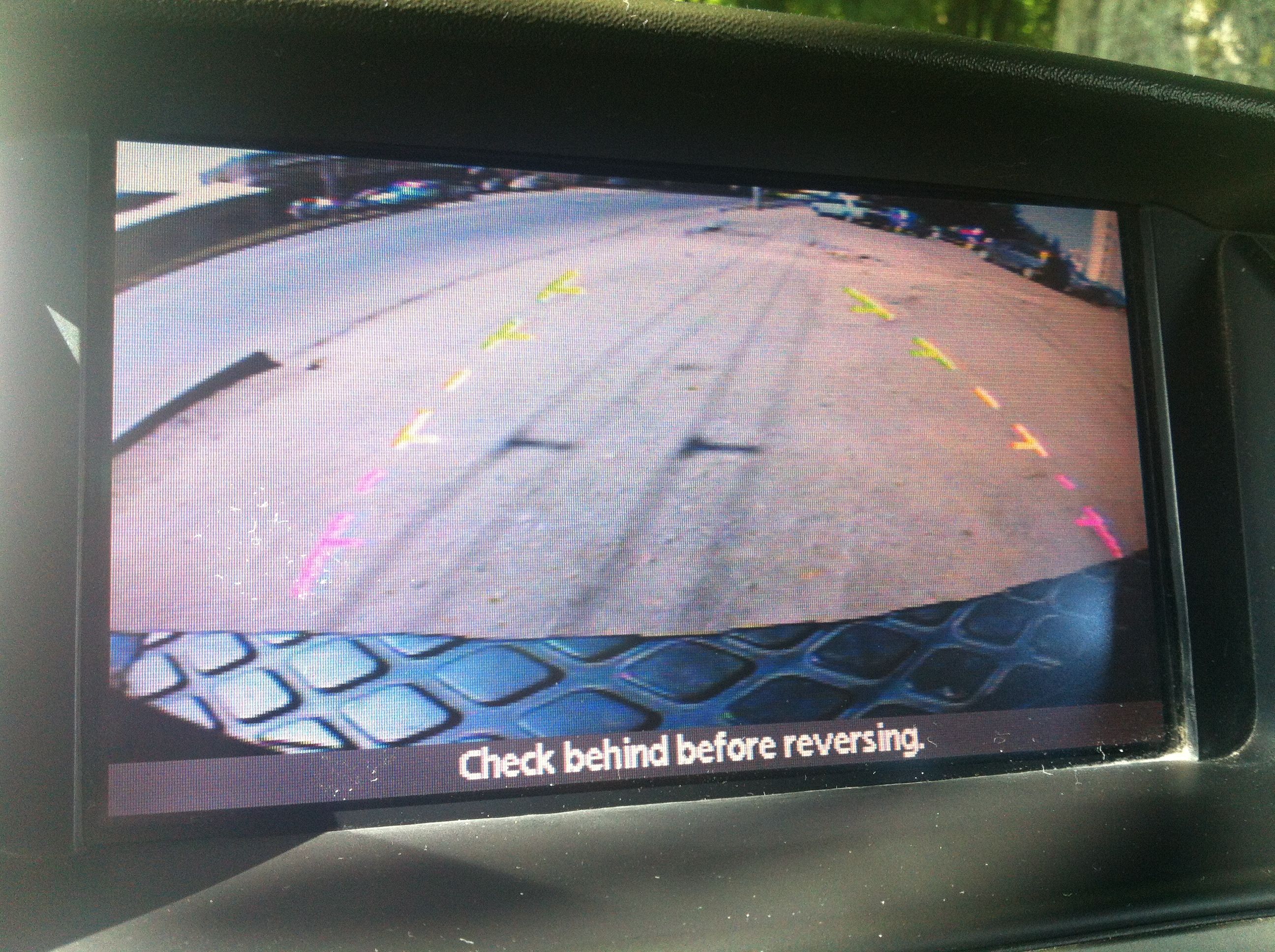 check behind before reversing