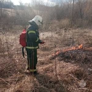 В Орловской области начались возгорания сухой травы