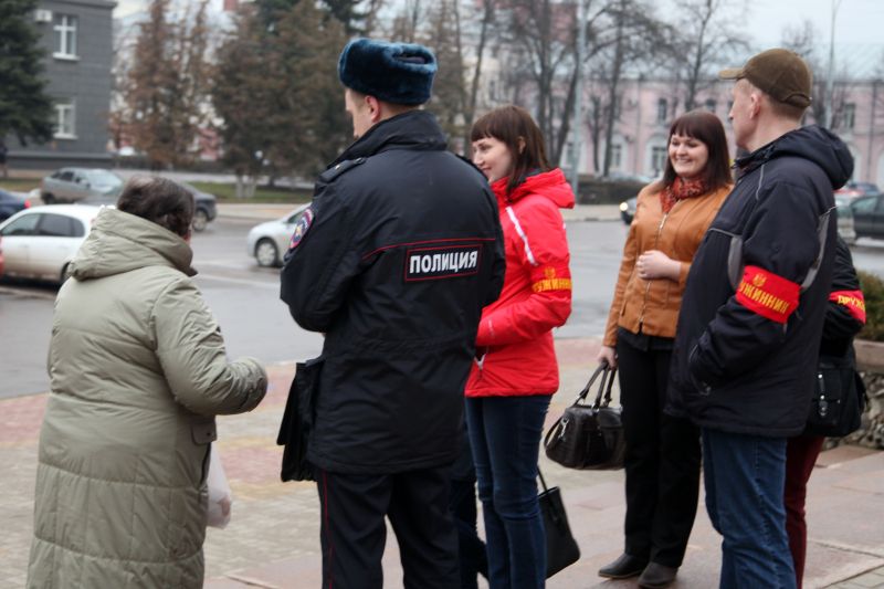 Орловские дружинники пресекли почти сотню правонарушений