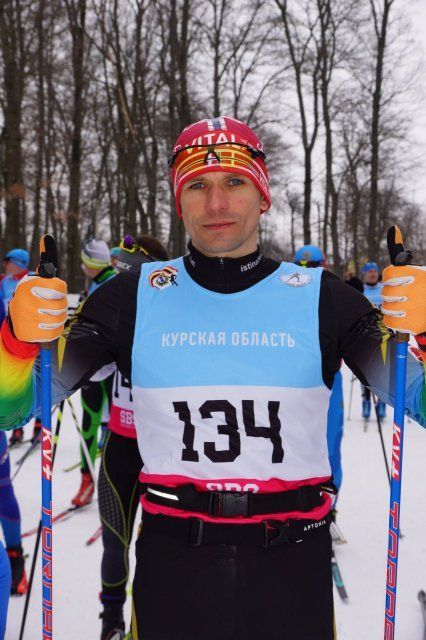 Спортсмен из Ливен стал серебряным призёром Курского лыжного марафона