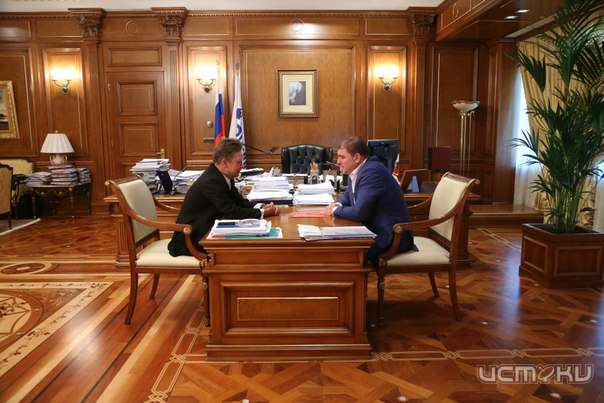 Вадим Потомский встретился с главой "Газпрома" Вадим Потомский встретился с главой "Газпрома"