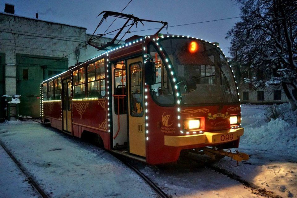 Стало известно, как будет работать общественный транспорт в Орле в новогоднюю ночь 