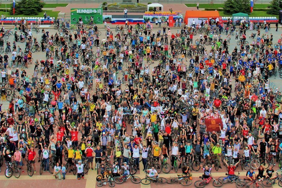 Велодень-2022 собрал в Орле более 2 тысяч велосипедистов