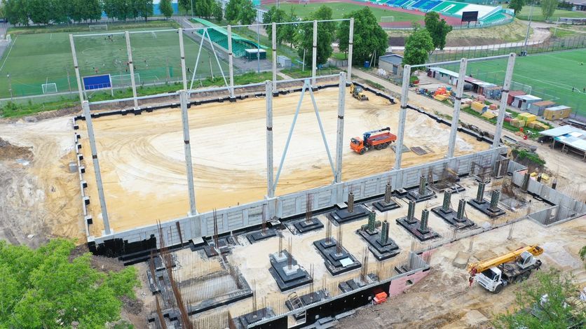 В 2023 году планируют завершить строительство футбольного манежа на стадионе Ленина в Орле