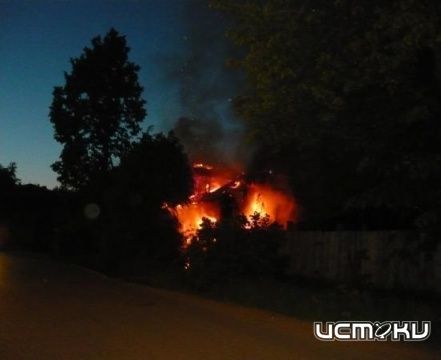 Пожар в Урицком районе Пожар в Урицком районе