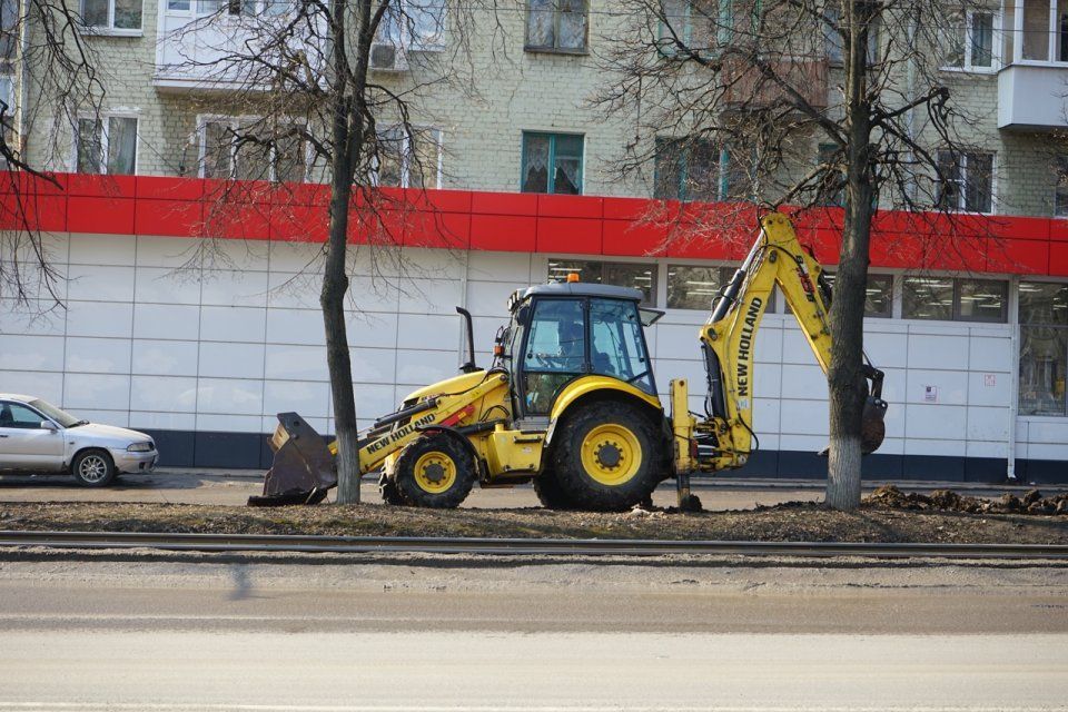 На Карачевском шоссе в Орле ООО «ГазРесурс» заканчивает демонтаж бортового камня