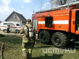 В результате пожара в Дмитровске погибла женщина В результате пожара в Дмитровске погибла женщина