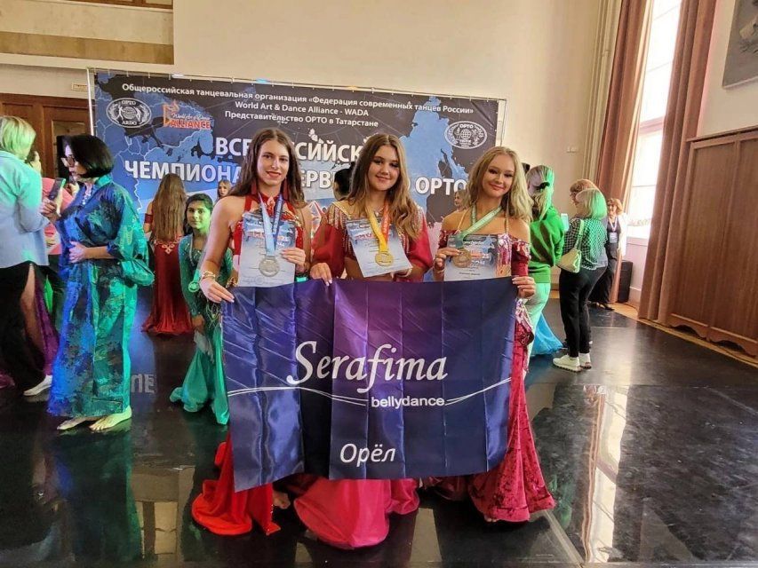 Орловские танцоры стали обладателями 15 медалей разного достоинства на Чемпионате и Первенстве России по восточному танцу
