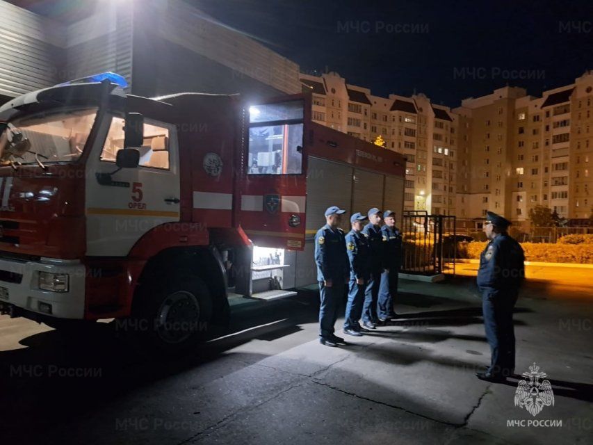 Орловские пожарные отправились в Республику Крым для усиления территориального пожарно-спасательного гарнизона