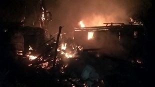В деревне Золотухино случился крупный пожар 