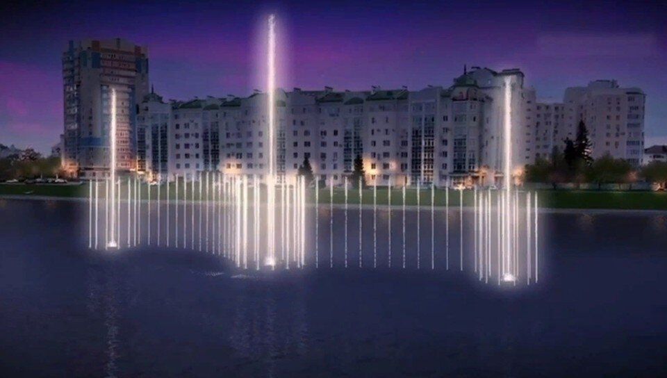 Завтра в Орле откроется 80-метровый светомузыкальный фонтан