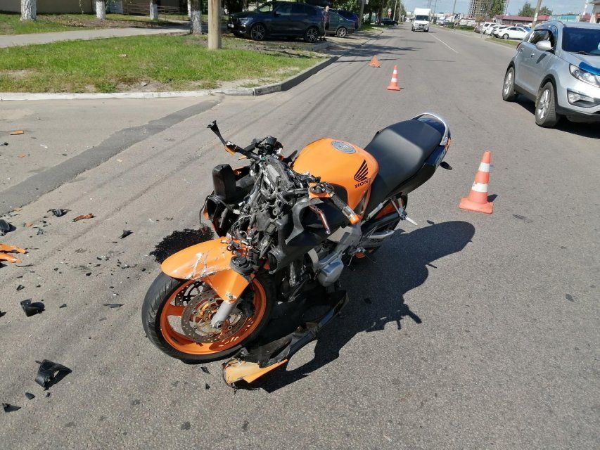 В Орле водитель Daewoo Matiz сбила мотоциклиста