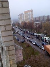 Безобразие ярмарки на улице Приборостроительной