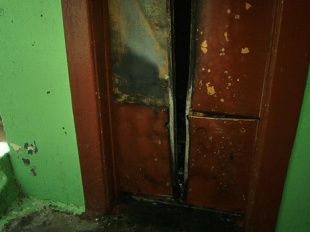 О восстановлении сгоревшего лифта в доме по ул. Орловских партизан речи пока не идет