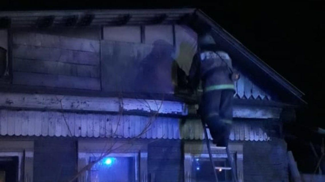 В Орле при пожаре мужчина сгорел в собственном доме