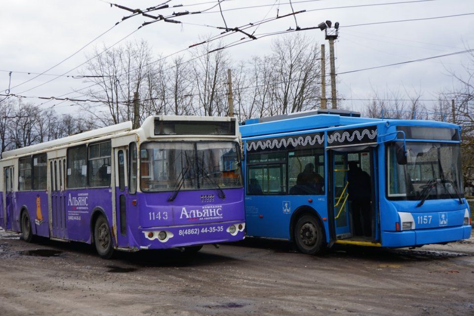 На улицы Орла вышли московские троллейбусы - власти