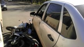 В Орле столкнулись Лада 
