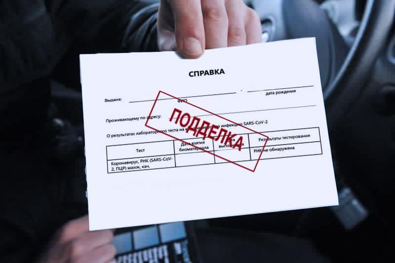 В Новосиле заблокировали сайт по продаже «ковидных» справок