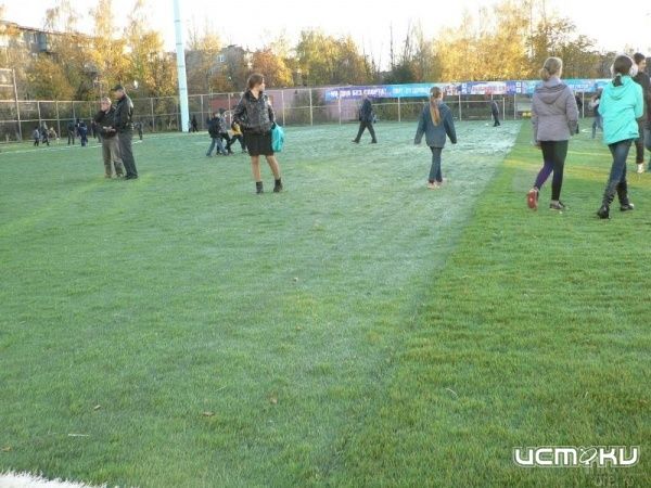 Новое футбольное поле Новое футбольное поле