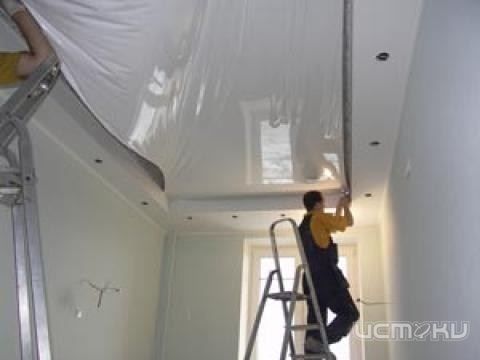 Схема установки натяжного потолка Схема установки натяжного потолка