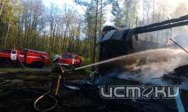В Хотынецком районе горела баня В Хотынецком районе горела баня
