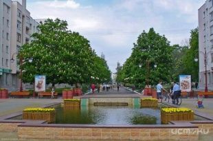 На бульваре Победы оборудуют современный фонтан и заменят освещение