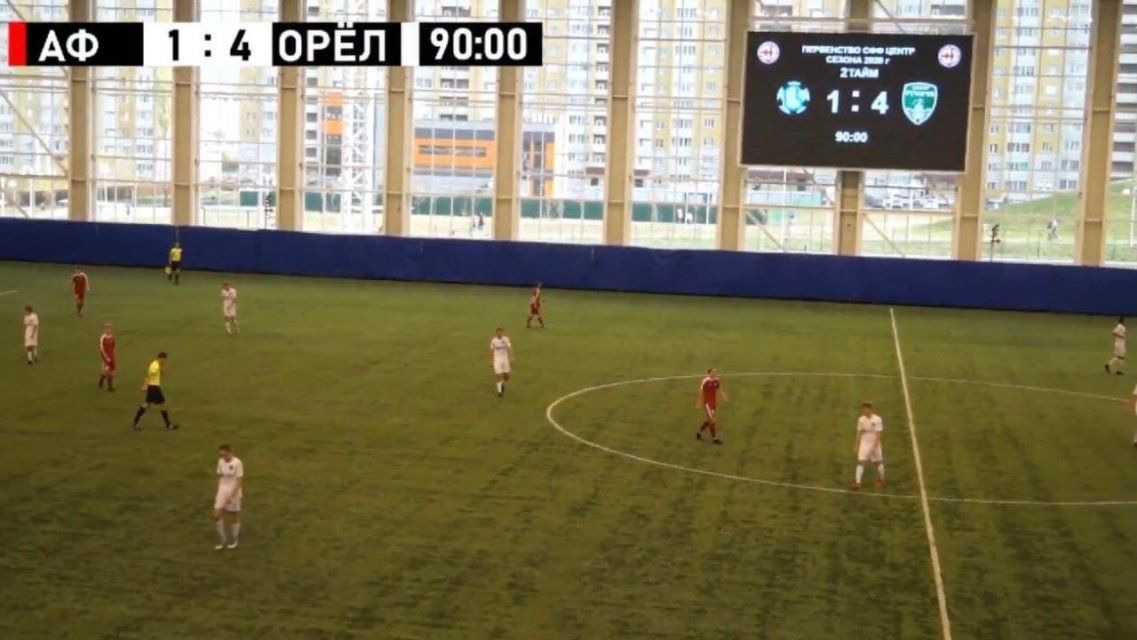 Главная команда Орловской области разгромила тамбовскую «Академию футбола»
