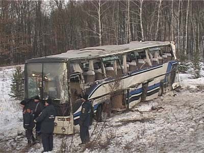 Авария с пассажирским автобусом Авария с пассажирским автобусом