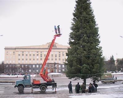 Украшение главной елки города Украшение главной елки города