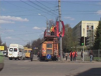 Украшение города к праздникам Украшение города к праздникам