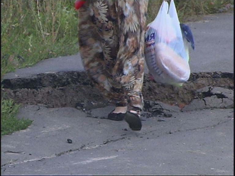 Дорога провалилась Дорога провалилась