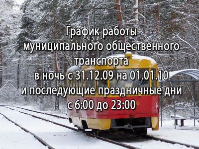 Трансопрт в новогоднюю ночь Трансопрт в новогоднюю ночь