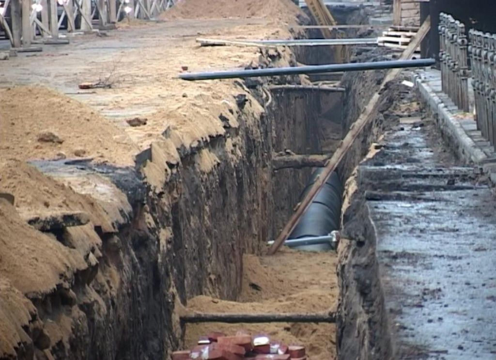 строительство канализационного коллектора в орле