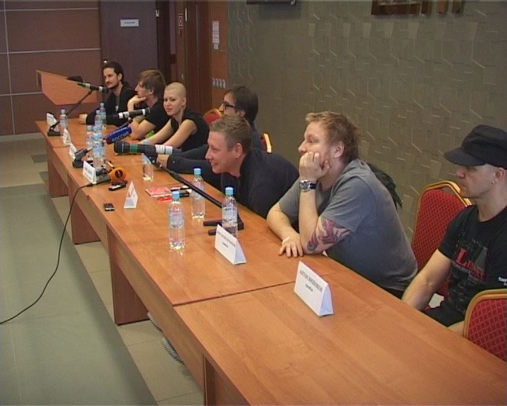 Пресс конференция Ю.Шевчук в Орел 