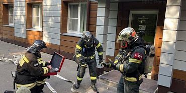 пожар учения МЧС Орловские спасатели потушили условный пожар в парке-отеле «Мечта»