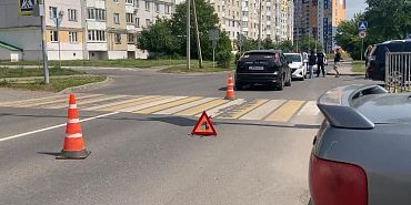 дтп В Орле иномарка сбила подростка на пешеходном переходе