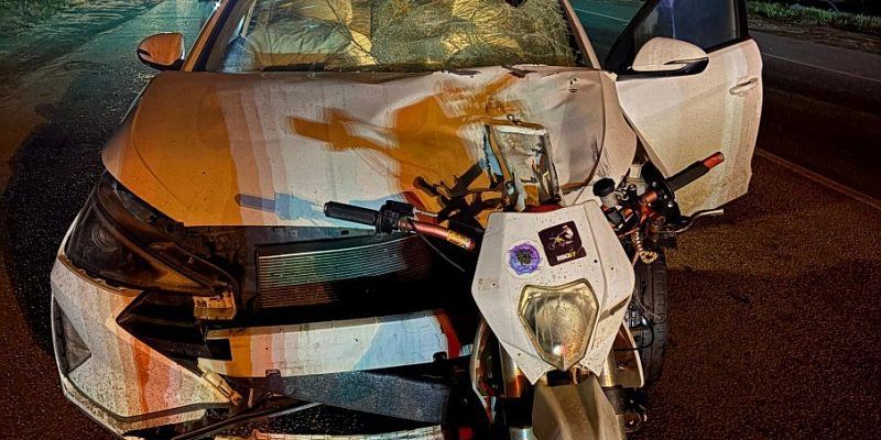 авария со смертельным исходом ДТП с мотоциклом Ночью под Орлом в столкновении с иномаркой погиб мотоциклист