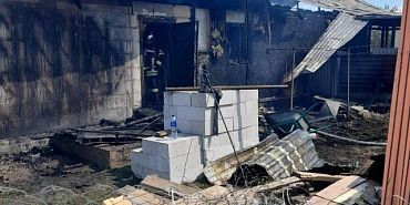 пожар В поселке Субурбия сегодня днем случился пожар