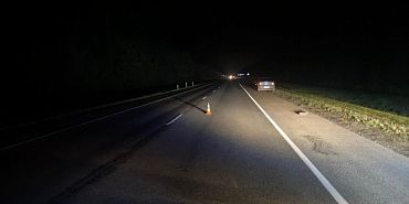 дтп На орловской трассе неизвестный водитель сбил пешехода и скрылся