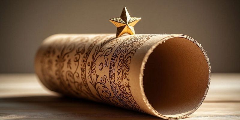 новый год подарки Новогодние картонные тубусы