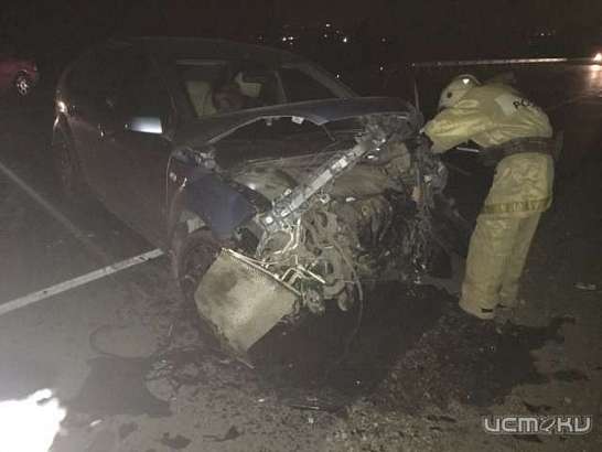 Под Орлом столкнулись автомобиль и мотоцикл  Под Орлом столкнулись автомобиль и мотоцикл