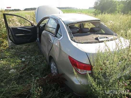 «Ниссан Альмера» перевернулся на трассе в Орловской области «Ниссан Альмера» перевернулся на трассе в Орловской области
