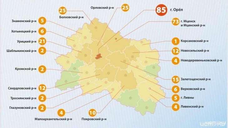 На Орловщине число заболевших коронавирусом перевалило за три сотни На Орловщине число заболевших коронавирусом перевалило за три сотни