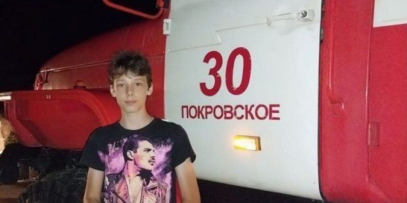 пожар Орловский подросток спас из огня свою бабушку