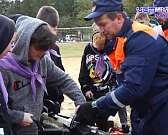 Отдыхающие в детском санатории «Орловчанка» ребята из ЛНР стали участниками Дня безопасности Отдыхающие в детском санатории «Орловчанка» ребята из ЛНР стали участниками Дня безопасности